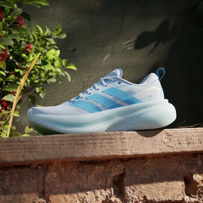 adidas Supernova Glide crystal sky/blue burst/lime burst (Damen)