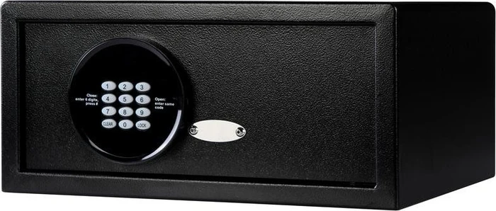 Olympia Olymp GOsafe H20 Tresor, schwarz, Schlüsselschloss/elektronisches Zahlenschloss