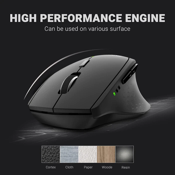 Rapoo MT550 Multi-Mode Wireless Mouse, USB/Bluetooth