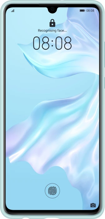 Huawei Silicone Car Case für P30 hellblau
