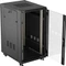 Lanberg 19" Rackschrank 22HE, freistehend, Flat Pack, Glastür, IP20, RAL 9004, 800mm tief Vorschaubild