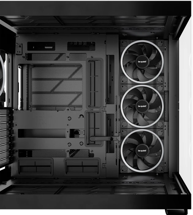 be quiet! Light Base 900 FX Black, schwarz, Glasfenster