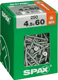 Spax WIROX A9J 4CUT T-STAR plus T20 Universalschraube, 4.5x60mm, 250 Stück