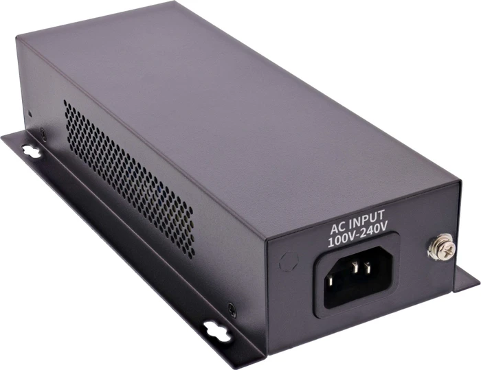InLine Wallmount 10G PoE-Injektor, 2x RJ-45, 90W PoE++