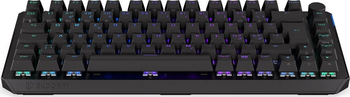 Endorfy Thock 75% Wireless, PBT, LEDs RGB, hot-swap, Black, Kailh Box BLACK, USB/Bluetooth, ND