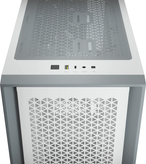 Corsair 4000D Airflow, weiß, Glasfenster