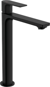 Hansgrohe Rebris E 240 CoolStart für Aufsatzwaschtische mit Zugstangen-Ablaufgarnitur mattschwarz