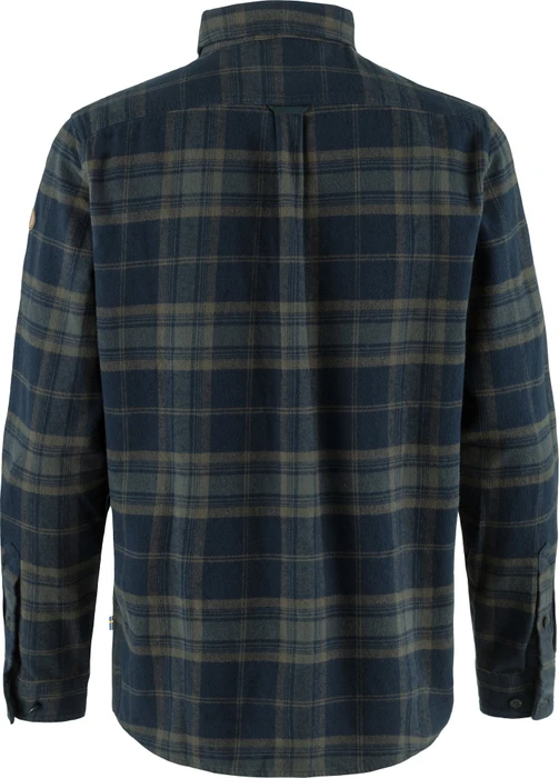 Fjällräven Övik Twill Hemd langarm dark navy/basalt (Herren)