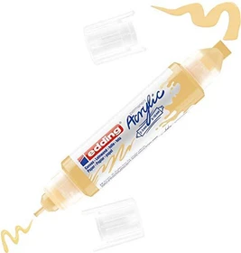edding 5400 Acrylmarker 3D Double Liner pastellgelb