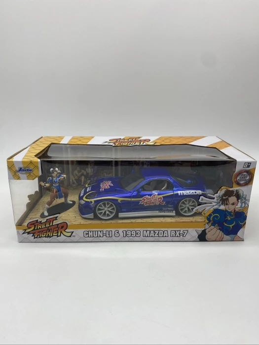 Jada Toys Street Fighter - Chun-Li & 1993 Mazda RX7