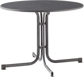 Sieger Boulevard mecalit-Pro Klapptisch 100cm eisengrau/schieferdekor anthrazit
