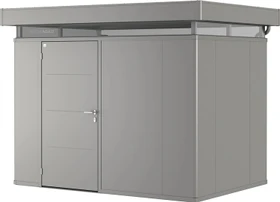 Biohort CasaNova 3x2 Gerätehaus Türanschlag links quarzgrau-metallic