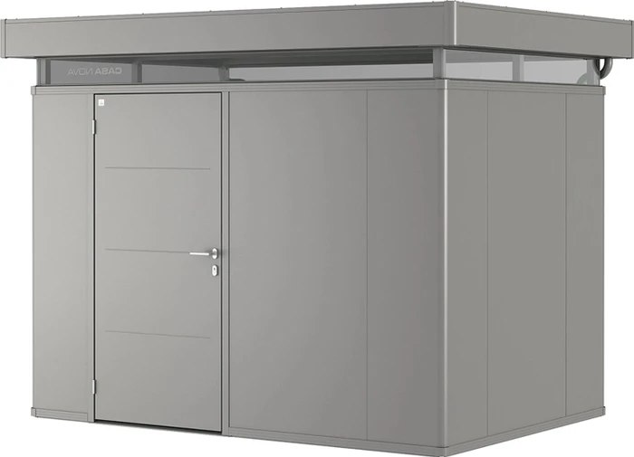 Biohort CasaNova 3x2 Gerätehaus Türanschlag links quarzgrau-metallic