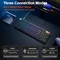 NuPhy Air100 V3 Mac/PC, Nebula Dark, schwarz, hot-swap, Low-Profile Blush nano, USB/Bluetooth, US Vorschaubild