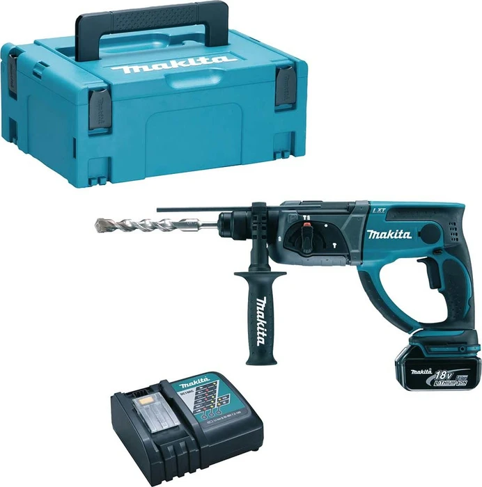 Makita DHR202RT1J Akku-Bohr-/Meißelhammer inkl. MAKPAC + Akku 5.0Ah