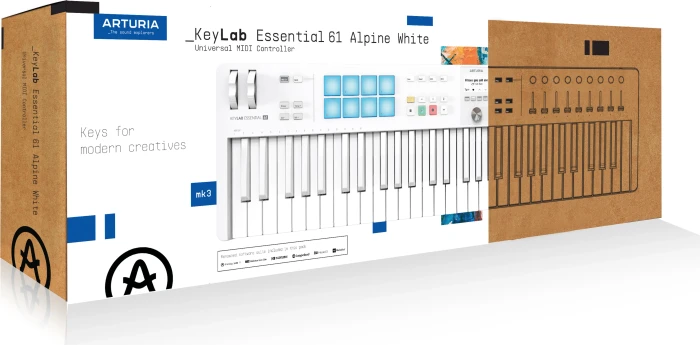 Arturia KeyLab Essential 61 mk3 alpine white