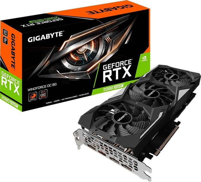 GIGABYTE GeForce RTX 2080 SUPER Windforce OC 8G, 8GB GDDR6, HDMI, 3x DP