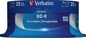 Verbatim BD-R 25GB, 6x, 25er Spindel, ohne ID