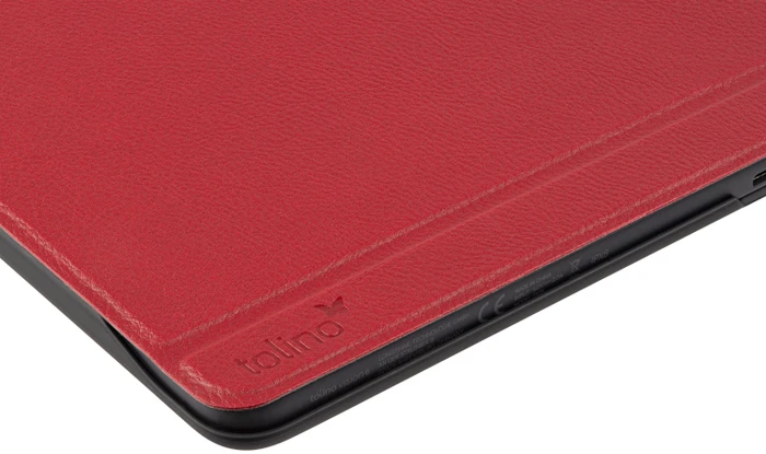 Gecko Covers Slimfit Schutztasche für epos 3, Kunstleder, rot