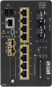 Cisco IE 3200 Network Essentials Industrial Railmount Gigabit Managed Switch, 8x RJ-45, 2x SFP (IE-3200-8T2S-E)