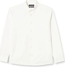 Marc O'Polo Regular Bio-Baumwolle Lyocell Mix Hemd langarm egg white (Herren)
