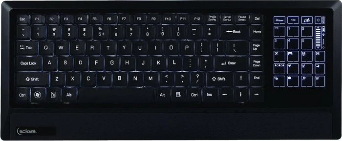 Saitek Eclipse Litetouch Keyboard, USB, DE