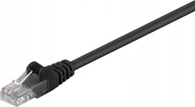 MicroConnect Patchkabel, Cat5e, U/UTP, RJ-45/RJ-45, 10m, schwarz