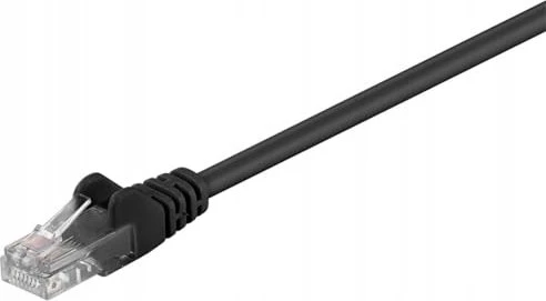 MicroConnect Patchkabel, Cat5e, U/UTP, RJ-45/RJ-45, 10m, schwarz