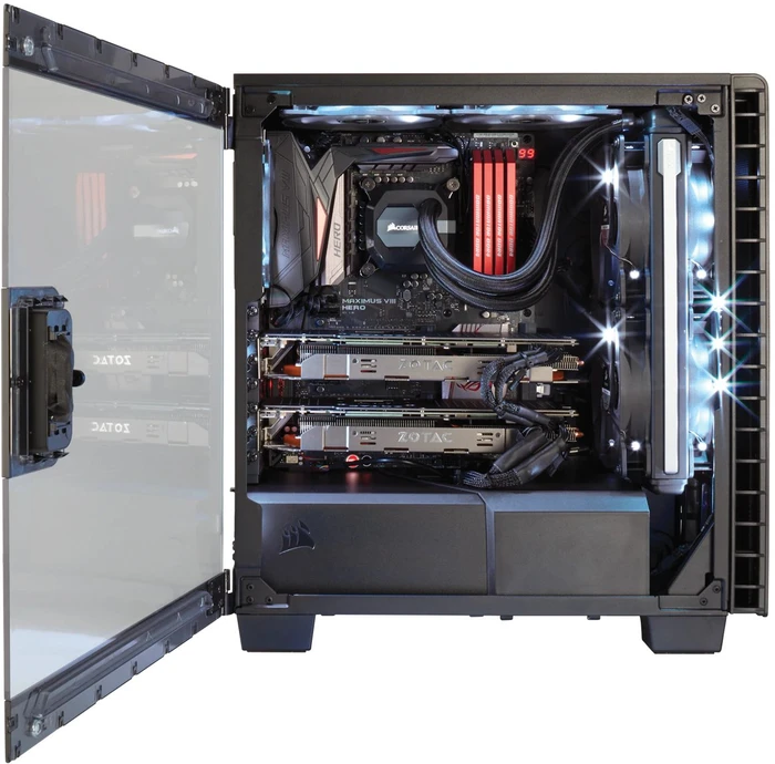 Corsair Carbide Series Clear 400C schwarz, Acrylfenster