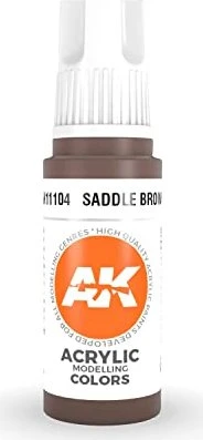 AK-Interactive 3rd Gen Acrylic Colors Acrylic Modelling Colors saddle brown, 17ml