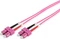 Digitus LWL Duplex Kabel, OM4, 2x SC Stecker/2x SC Stecker, 2m, violett Vorschaubild