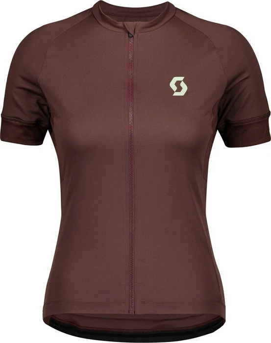Scott Endurance 10 Trikot kurzarm maroon red/mint green (Damen)