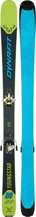 Dynafit Youngstar lambo green/black (inkl. Bindung) (Junior) (Modell 2022/2023)