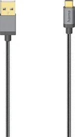 Hama USB-C-Kabel USB 2.0 480Mbit/s Metall 0.75m