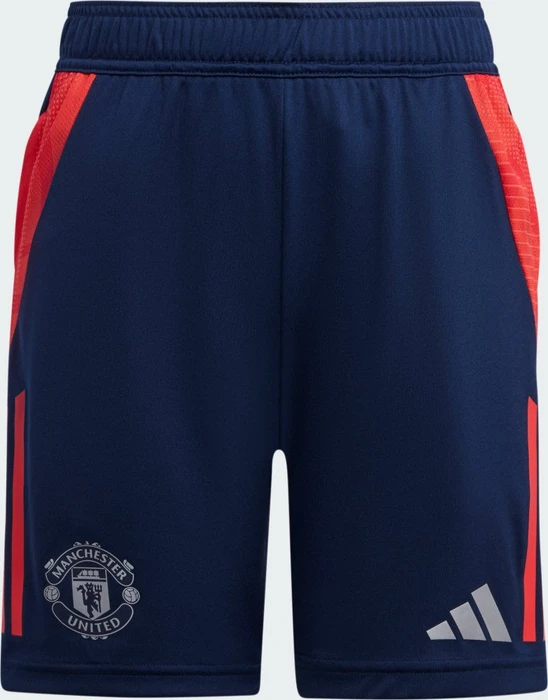 adidas Manchester United Tiro 24 Trainingshose kurz night indigo/bright red (Junior)