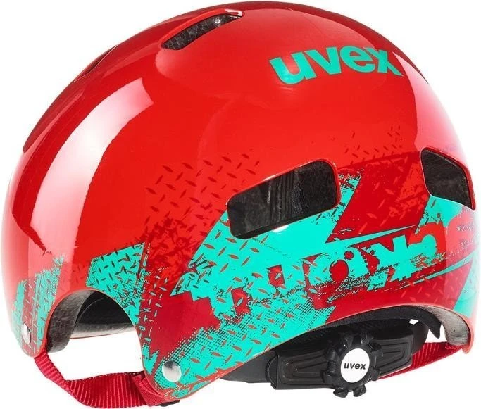 UVEX Kid 3 Kinderhelm blackout red