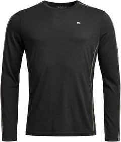 Ortovox 185 Rock'N'Wool Funktionsshirt langarm black raven (Herren)