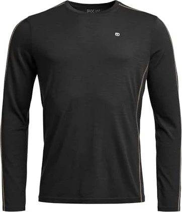 Ortovox 185 Rock'N'Wool Funktionsshirt langarm black raven (Herren)