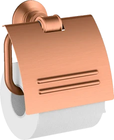 Hansgrohe AXOR Montreux Toilettenpapierhalter mit Deckel brushed bronze