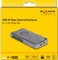 DeLOCK Externes Gehäuse für M.2 NVMe SSD RGB, Thunderbolt 3 / USB-C 3.1 Vorschaubild