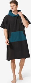Decathlon Nabaiji Surf Poncho 500 Handtuch schwarz/blau
