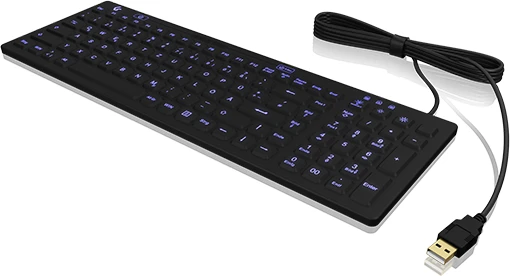 KeySonic KSK-6031 INEL-B, schwarz, USB, DE