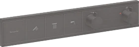 Hansgrohe RainSelect Thermostat Unterputz für 3 Verbraucher brushed black chrome