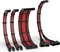 EZDIY-FAB 12VHPWR Cable Kit, 1x 24-Pin, 2x 4/8-Pin ATX, 1x 12VHPWR/4x 8-Pin PCIe, 16AWG, schwarz/rot Vorschaubild