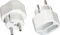 Hama Adapterstecker, 2-fach, Euro, weiß Vorschaubild