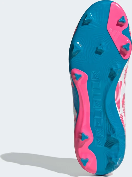 adidas Predator League Laceless FG cloud white/solar blue/solar pink (Junior)