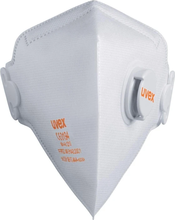 Uvex Atemschutzmaske FFP2 silv-Air class.3210 8743210 | 3 Stück | hoher Tragekomfort | Universalgröße | 3er Pack Image