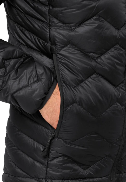 Jack Wolfskin Alpspitze Down Hoody Funktionsjacke schwarz (Herren)