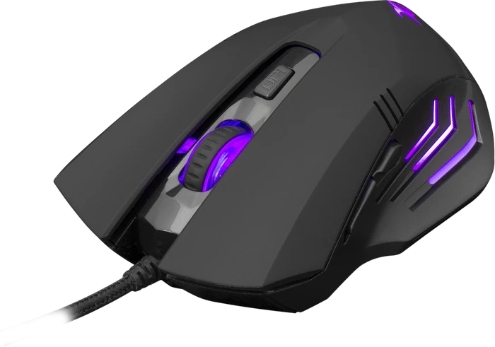 White Shark Hannibal 2 Black Gaming Mouse, schwarz, USB