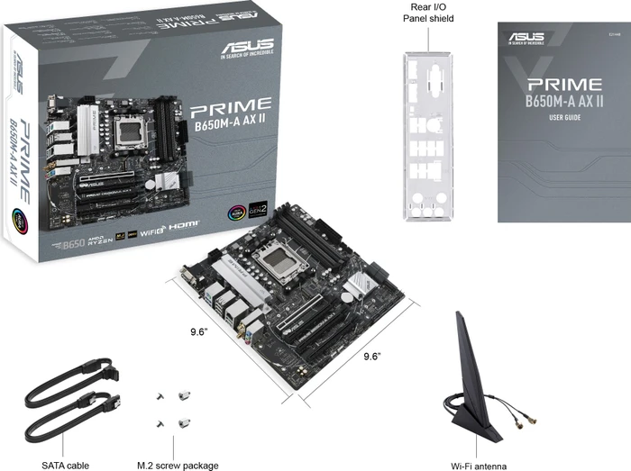 ASUS Prime B650M-A AX II (AMD AM5)